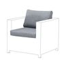 Funda De Cojines Para Muebles De Exterior Gris Para Asiento Y Respaldo Milano - Gris