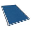 Alfombra De Exterior Azul Sintética 120 X 180 Cm Impermeable Moderna Etawah - Azul