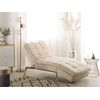 Chaise Longue Reclinable De Terciopelo Beige Loiret