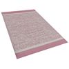 Alfombra De Exterior Sintética Rosa 120 X 180 Cm Ecológica Estilo Moderno Minimalista Ballari - Rosa