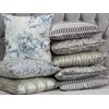 Conjunto De Cojines Decorativos En Terciopelo Gris 45 X 45 Cm De Doble Cara Liso Decoración Moderna Glam Hosta - Gris