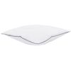 Conjunto De 2 Almohadas De Algodón Japara Blanco 80 X 80 Cm Poliéster Pelister - Blanco