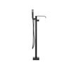 Grifo Mezclador Para Baño Independiendo Cromado Negro Mate Estilo Moderno Niagara - Negro