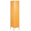 Armario De Metal Amarillo Naranja 38 X 50 Cm 5 Estantes Riel Moderno Oficina Frome - Amarillo