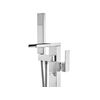 Grifo Mono Mando De Baño Plateado Cromo Independiente 118 Cm Accesorios De Baño Modernos Boyoma - Plateado