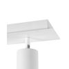 Lámpara De Techo Metal Blanco 4 Pantallas De Luz Luces Ajustables Diseño Industrial Moderno Tigris - Blanco
