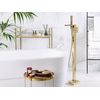 Grifo Mono Mando De Baño Dorado Cromo Independiente 118 Cm Accesorios De Baño Modernos Boyoma - Dorado