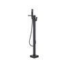 Grifo Mono Mando De Baño Negro Mate Independiente 118 Cm Accesorios De Baño Modernos Boyoma - Negro