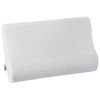 Almohada Visco Elástica Blanca Rectangular 57 X 35 Cm Dureza H2 Ortopédica Transpirable Amne - Blanco