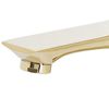 Grifo Mono Mando Para Lavabo Caño Plano Mono Mando De Latón Dorado Berloi - Dorado