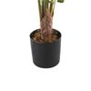 Planta Artificial Bambú En Maceta De Material Sintético Verde Y Negro Accesorio Decorativo De Interior 100 Cm Bambusa Vulgaris - Verde