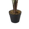 Planta Artificial En Maceta De Material Sintético Verde Y Negro 122 Cm Accesorio Decorativo Para Interiores Dieffenbachia - Verde