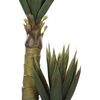 Planta Artificial En Forma De Aloe Vera En Maceta Verde Y Negro Material Sintético 90 Cm Accesorio Decorativo Para Interior Yucca - Verde