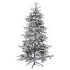 Árbol De Navidad Artificial Blanco Nieve Sintética 180 Cm Ramas Con Bisagras Festividad Tomichi - Blanco