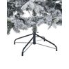 Árbol De Navidad Artificial Blanco Nieve Sintética 180 Cm Ramas Con Bisagras Festividad Tomichi - Blanco