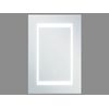 Armario De Pared Blanco Led 40 X 60 Cm Con Espejo Almacenamiento Baño Minimalista Moderno Malaspina - Blanco