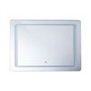 Espejo De Pared Plateado Con Luz Led Rectangular 60 X 80 Cm Sistema Anti Vaho Wassy - Plateado