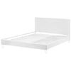 Funda Reemplazable En Terciopelo Blanco Para Cama 180 X 200 Cm Desmontable Lavable Fitou - Blanco