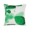 Conjunto De Cojines De Jardín De Poliéster Verde Con Patrón De Cactus 45 X 45 Cm Accesorio Decorativo Moderno Resistente Al Agua Ostina - Verde