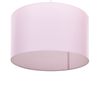 Lámpara De Techo Rosa Pantalla De Tambor De Tela 1 Luz Elegante Moderno Lovu - Rosa