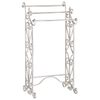 Toallero De Metal Blanco 45 X 90 Cm Estante Envejecido Vintage Clásico Chillan - Blanco