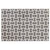 Alfombra Jacquard Gris Y Beige De Piel De Vacuno Puzzle Patrón Geométrico 140 X 200 Cm Retro - Gris