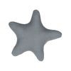 Cojín Para Niños Almohada En Forma De Estrella De Tela Gris Con Relleno Para Niños Suave Bhopal - Gris