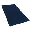 Alfombra De Viscosa Azul Marino 80 X 150 Cm Pelo Corto Sala De Estar Gesi Ii - Azul