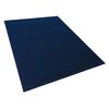 Alfombra De Viscosa Azul Marino 140 X 200 Cm Pelo Corto Sala De Estar Gesi Ii - Azul