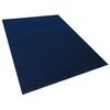 Alfombra De Viscosa Azul Marino 160 X 230 Cm Pelo Corto Sala De Estar Gesi Ii - Azul