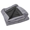 Funda Para Sillón De Terciopelo Gris Con Cierre Extraíble Bernes - Gris