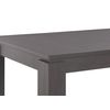 Mesa De Comedor Madera Oscura 200 X 100 Cm Patas De Madera Rectangular Minimalista Cocina Escandinava Viton - Madera Oscura