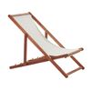 Conjunto De 2 Tumbonas De Jardín De Madera De Acacia Oscura Verde Blanco Rosa Flamenco Reclinable Plegable Anzio - Madera Oscura