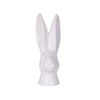 Figura Decorativa Blanca Cerámica Pequeña 26 Cm Cabeza De Conejo Decoración De Pascua Pieza Decorativa Sala De Estar Guerande - Blanco