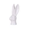 Figura Decorativa Blanca Cerámica Pequeña 26 Cm Cabeza De Conejo Decoración De Pascua Pieza Decorativa Sala De Estar Guerande - Blanco