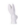 Figura Decorativa Blanca Cerámica Pequeña 26 Cm Cabeza De Conejo Decoración De Pascua Pieza Decorativa Sala De Estar Guerande - Blanco