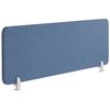 Panel Separador Azul 160 X 40 Cm Poliéster Pet Pantalla Acústica Oficina Wally - Azul