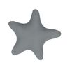 Cojín Para Niños Almohada En Forma De Estrella De Tela Gris Con Relleno Para Niños Suave Bhopal - Gris