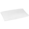 Conjunto De 2 Almohadas De Algodón Blanco Plumón Plumas De Pato 40 X 80 Cm Medio Suave Descanso Karijang - Blanco