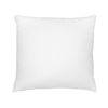 Almohada De Algodón Blanco Plumón Plumas De Pato 80 X 80 Cm Alta Medio Suave Descanso Feldberg - Blanco