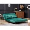 Conjunto De Sofás Cama De Terciopelo Verde Oscuro Vestfold