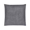 Conjunto De 2 Cojines Decorativos Terciopelo Gris Patrón Geométrico 45 X 45 Cm Fundas Extraíbles Cierre De Cremallera Aspidistra - Gris