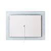 Espejo De Pared Para Baño Con Led 60 X 80 Cm Sistema Anti Vaho Accesorio Decorativo Nexon - Plateado