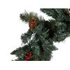 Guirnalda De Navidad Verde Material Sintético Led 270 Cm Ramitas Decoración Artificial Ramitas Ajustables Tenala - Verde