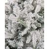 Árbol De Navidad Artificial Blanco Nieve Sintética 120 Cm Ramas Con Bisagras Festividad Tomichi - Blanco