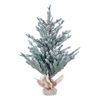 Árbol De Navidad Artificial Blanco Nieve Sintética 90 Cm Ramas Con Cable Festividad Ringrose - Verde