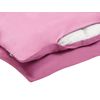 Conjunto De Fundas De Algodón Rosa Edredón Funda De Almohada 135 X 200 Cm Moderno Elegante Dormitorio Harmonridge - Rosa