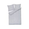 Conjunto De Fundas De Algodón Gris Blanco Funda De Almohada Patrón Floral 155 X 220 Cm Tradicional Elegante Dormitorio Morningside - Gris