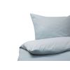 Conjunto De Fundas De Algodón Gris Azul Edredón Funda De Almohada 135 X 200 Cm Moderno Dormitorio Avondale - Gris