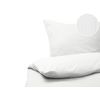 Conjunto De Fundas De Algodón Blanco Edredón Funda De Almohada 135 X 200 Cm Moderno Dormitorio Avondale - Blanco